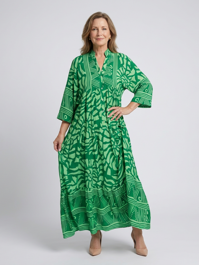 Agnès Paris | Robe Midi à Boutons Marielle