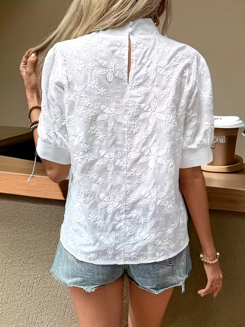 Agnès Paris | Blouse Élégante à Motifs Floraux