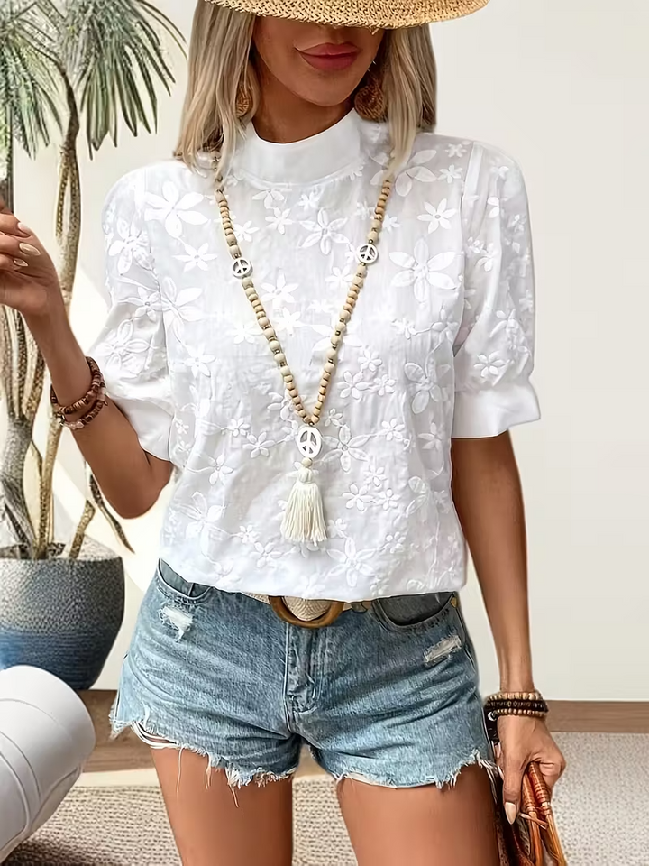 Agnès Paris | Blouse Élégante à Motifs Floraux