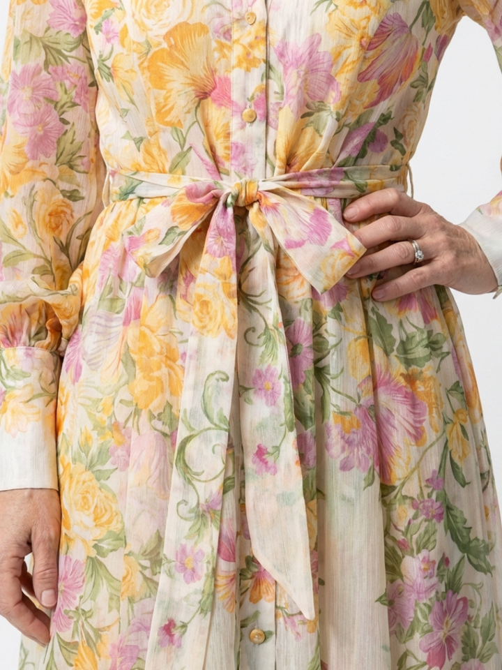 Agnès Paris | Robe Maxi Longues Florale Transparent Cressida