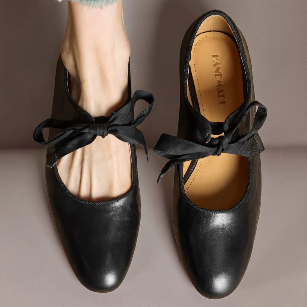 Agnès Paris | Ballerines Cuir à Nœud Sophie