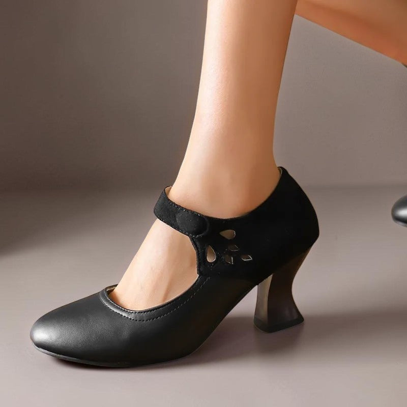 Agnès Paris | Escarpins Daim Bride Cheville Camille