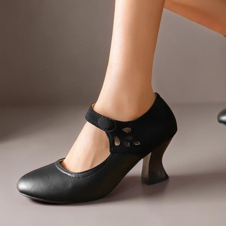 Agnès Paris | Escarpins Daim Bride Cheville Camille