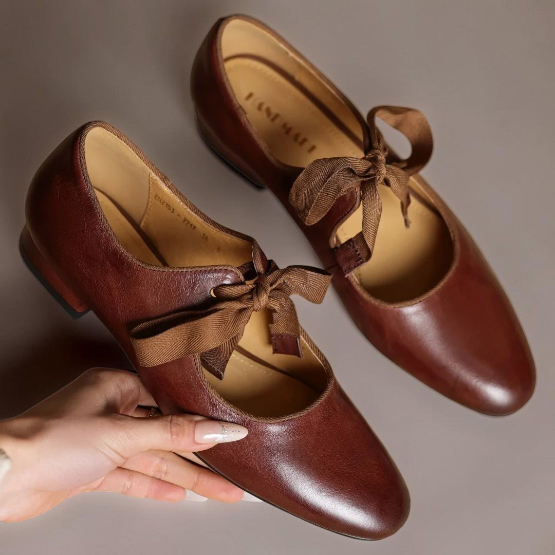 Agnès Paris | Ballerines Cuir à Nœud Sophie