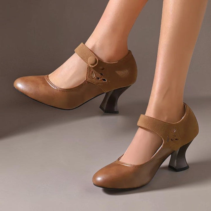 Agnès Paris | Escarpins Daim Bride Cheville Camille
