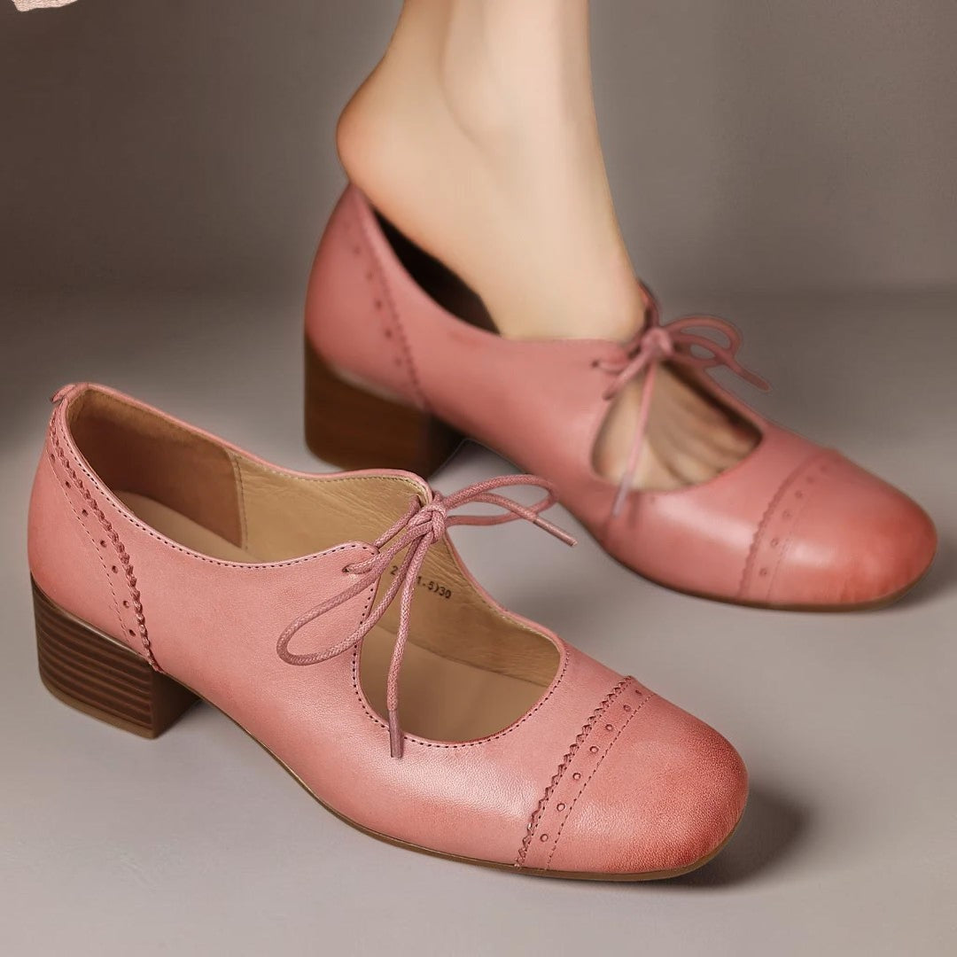 Agnès Paris | Derbies Cuir Ciselé Amélie