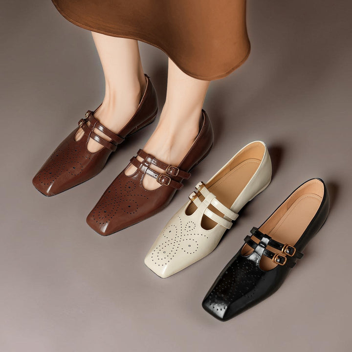 Agnès Paris | Babies Cuir Double Bride Pauline