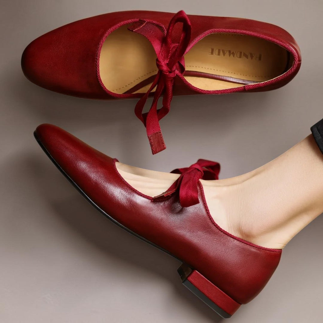 Agnès Paris | Ballerines Cuir à Nœud Sophie