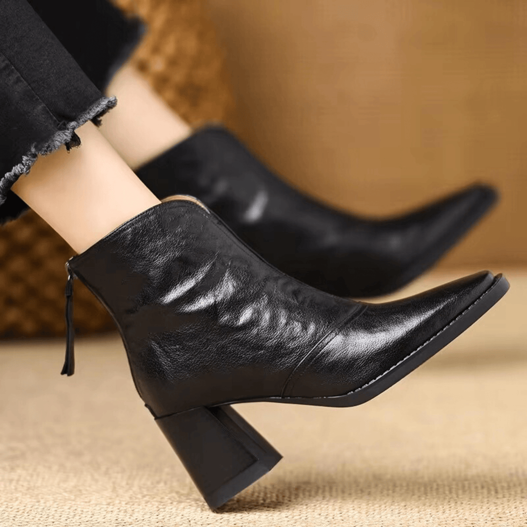 Agnès Paris | Bottines Élégantes à Talon Moyen