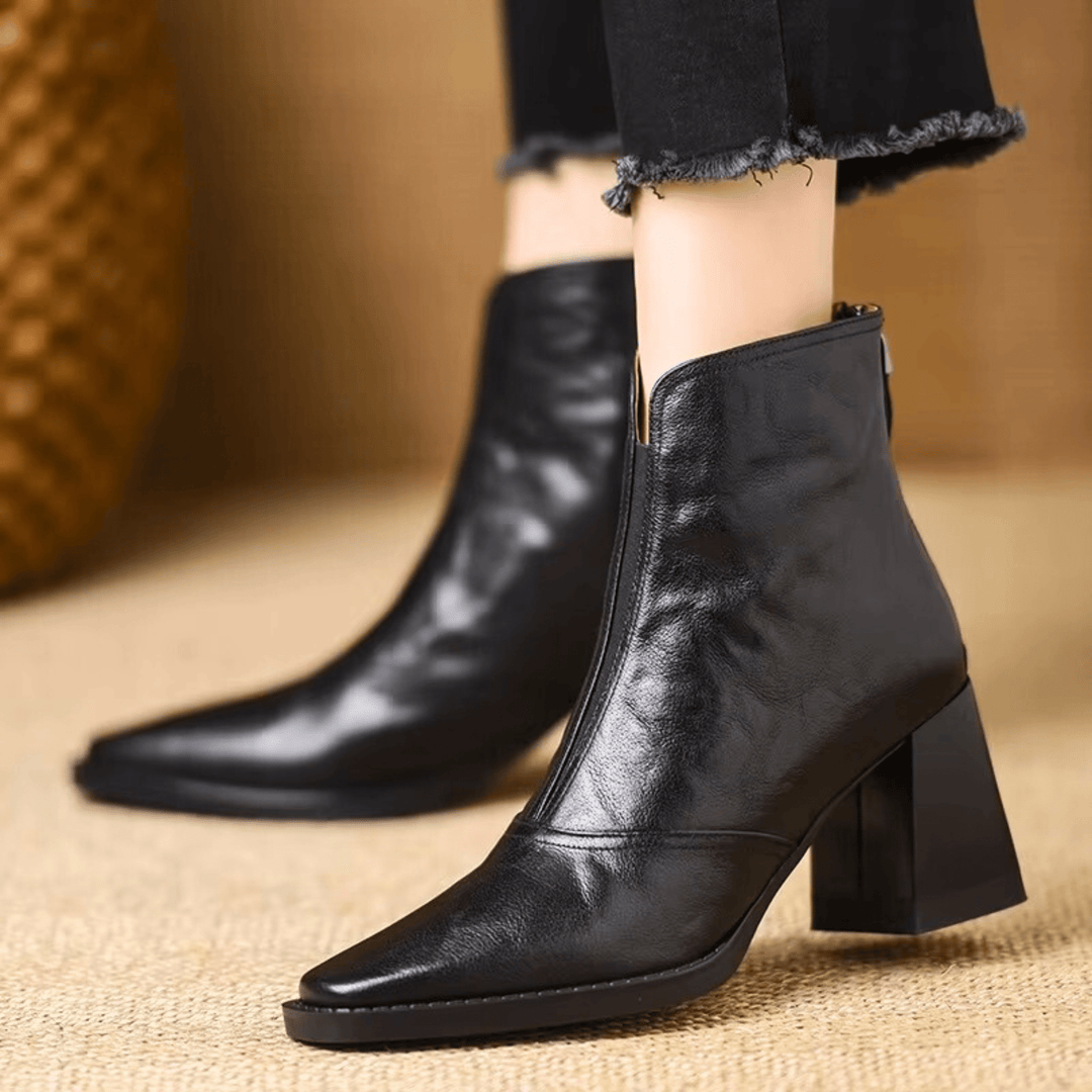 Agnès Paris | Bottines Élégantes à Talon Moyen