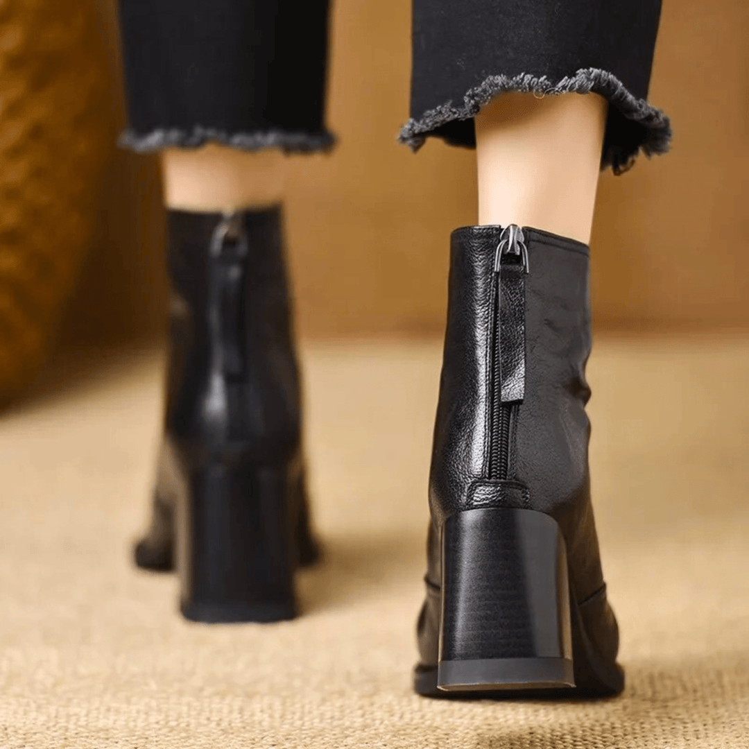 Agnès Paris | Bottines Élégantes à Talon Moyen