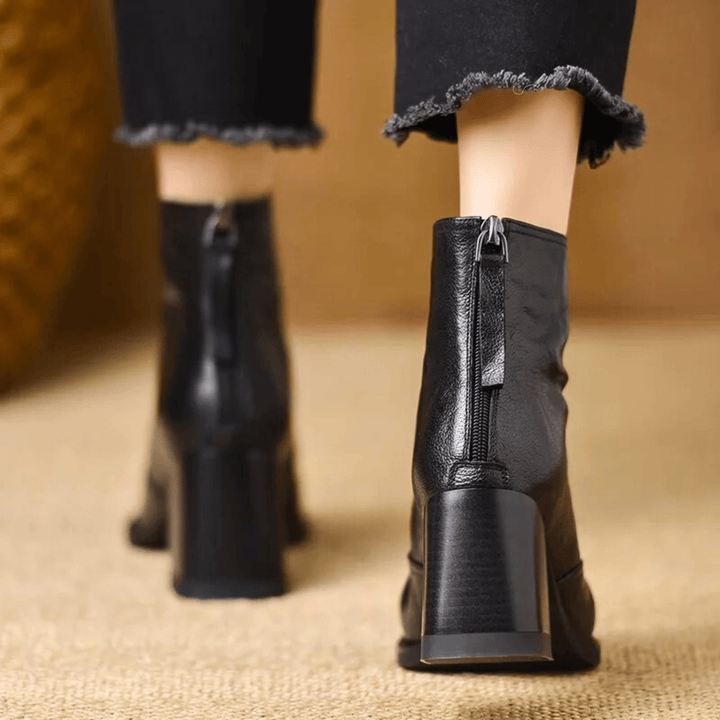 Agnès Paris | Bottines Élégantes à Talon Moyen