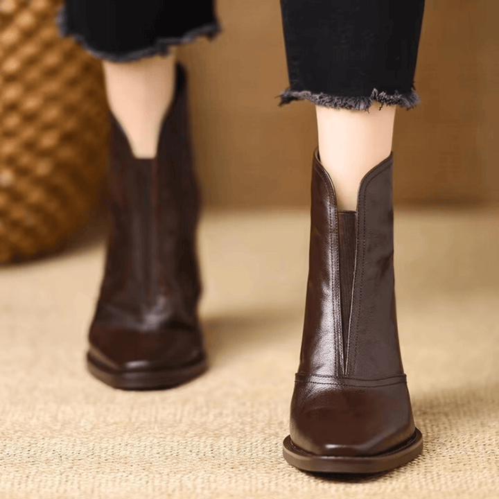 Agnès Paris | Bottines Élégantes à Talon Moyen