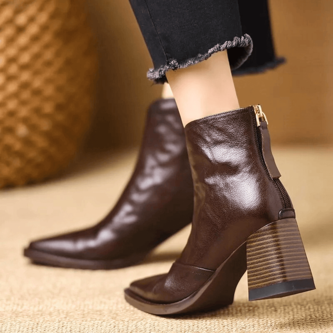Agnès Paris | Bottines Élégantes à Talon Moyen