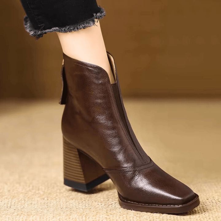 Agnès Paris | Bottines Élégantes à Talon Moyen
