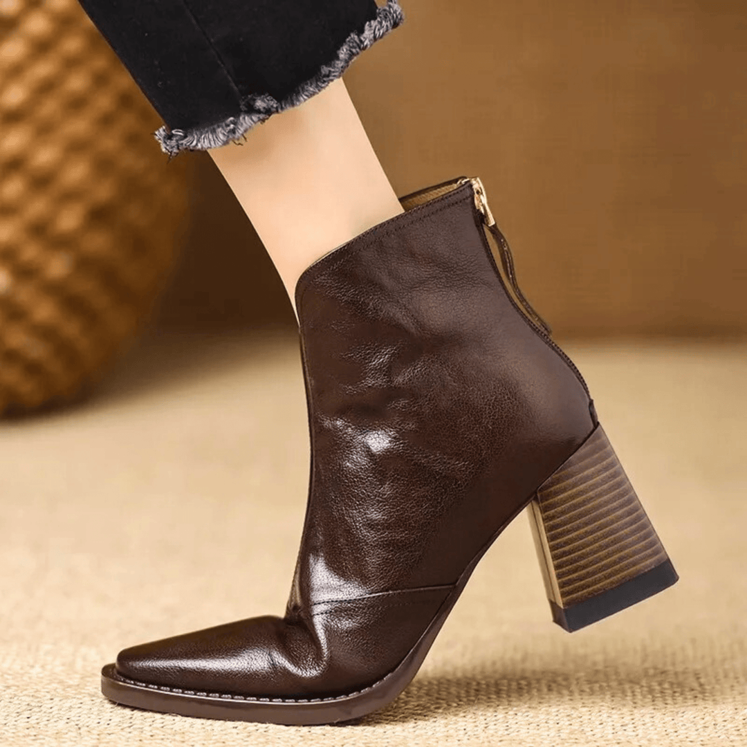 Agnès Paris | Bottines Élégantes à Talon Moyen