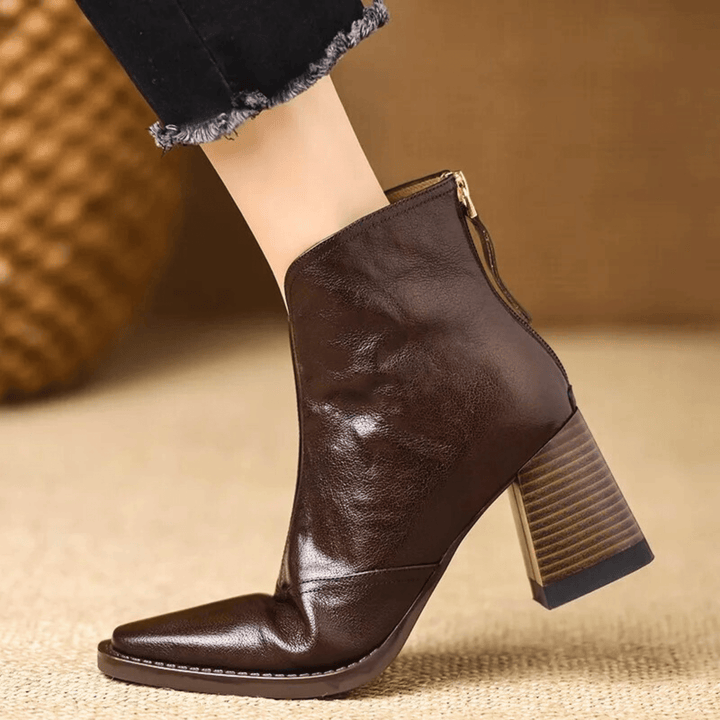 Agnès Paris | Bottines Élégantes à Talon Moyen