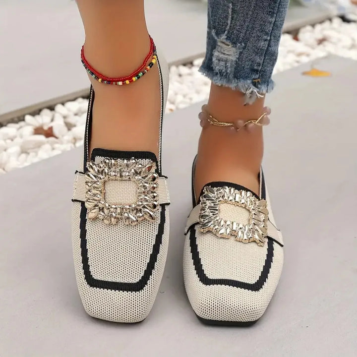 Agnès Paris | Mules Maille Boucle Ornée Manon