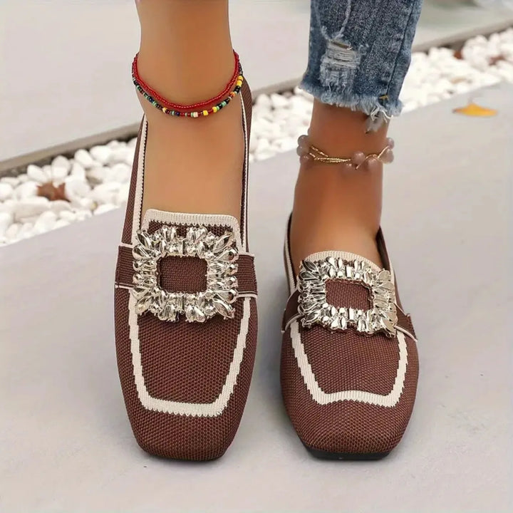 Agnès Paris | Mules Maille Boucle Ornée Manon