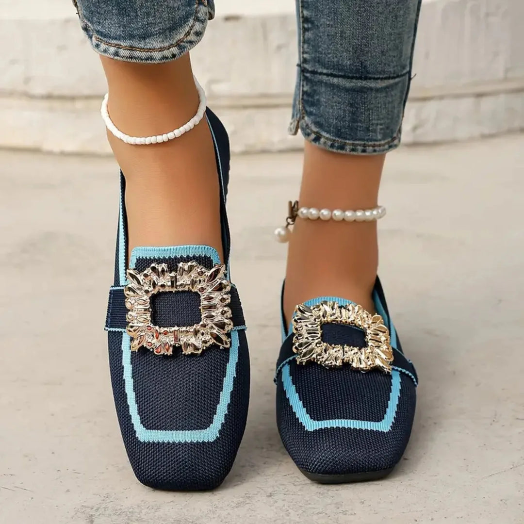 Agnès Paris | Mules Maille Boucle Ornée Manon