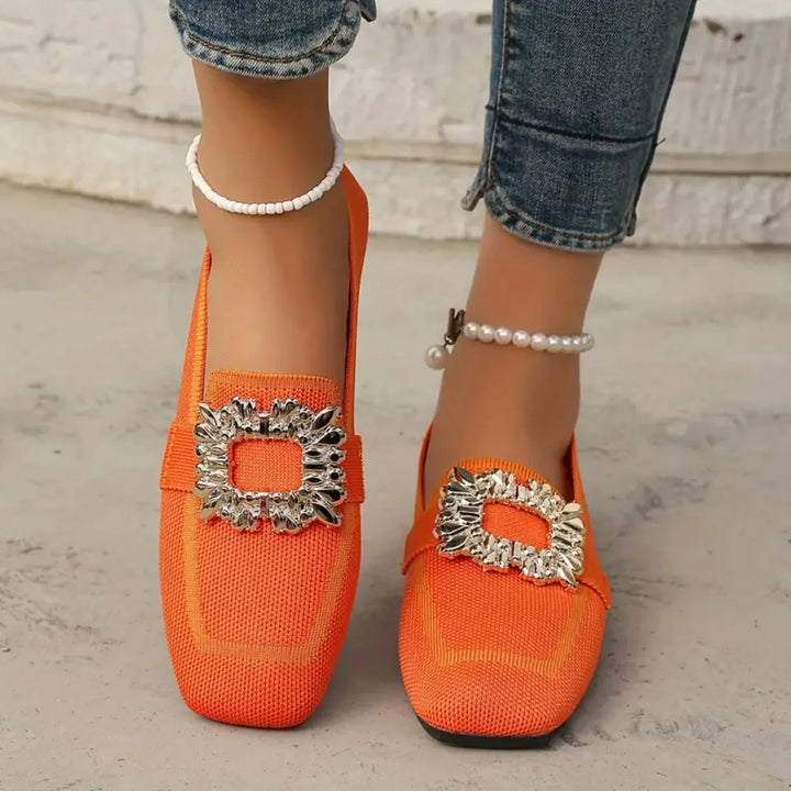 Agnès Paris | Mules Maille Boucle Ornée Manon