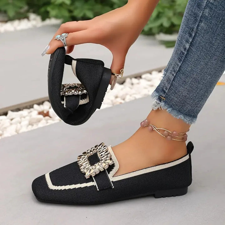 Agnès Paris | Mules Maille Boucle Ornée Manon