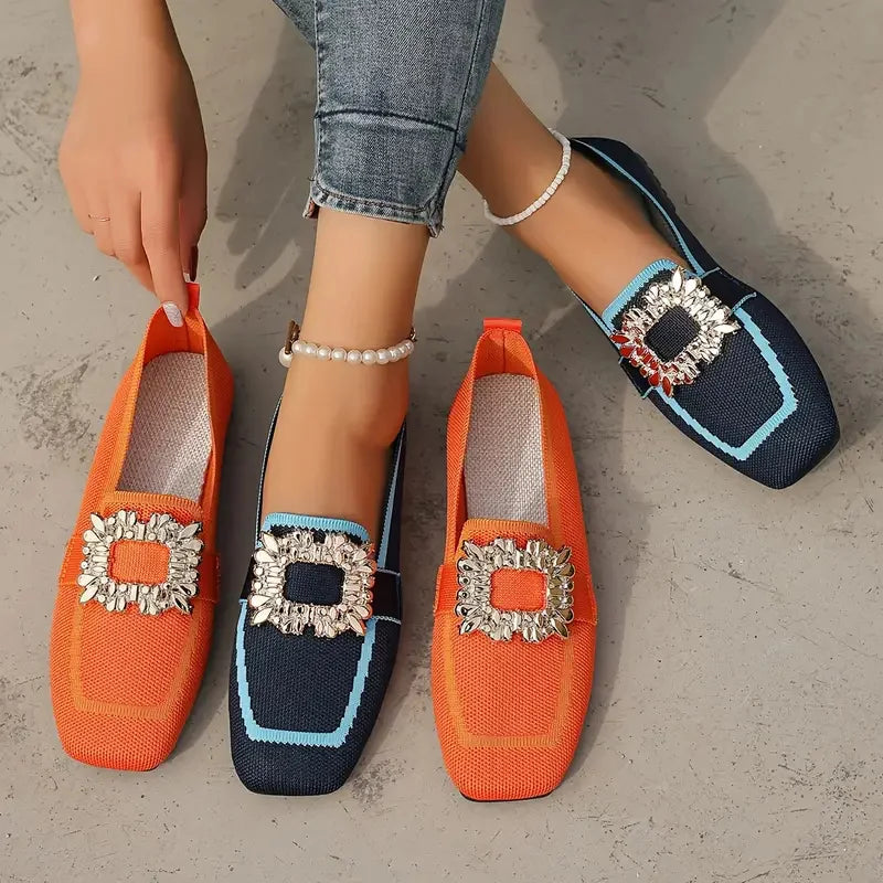 Agnès Paris | Mules Maille Boucle Ornée Manon
