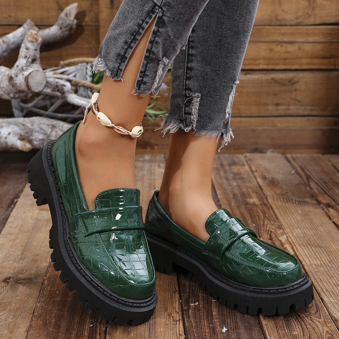 Agnès Paris | Mocassins Vernis Semelle Crantée Florence