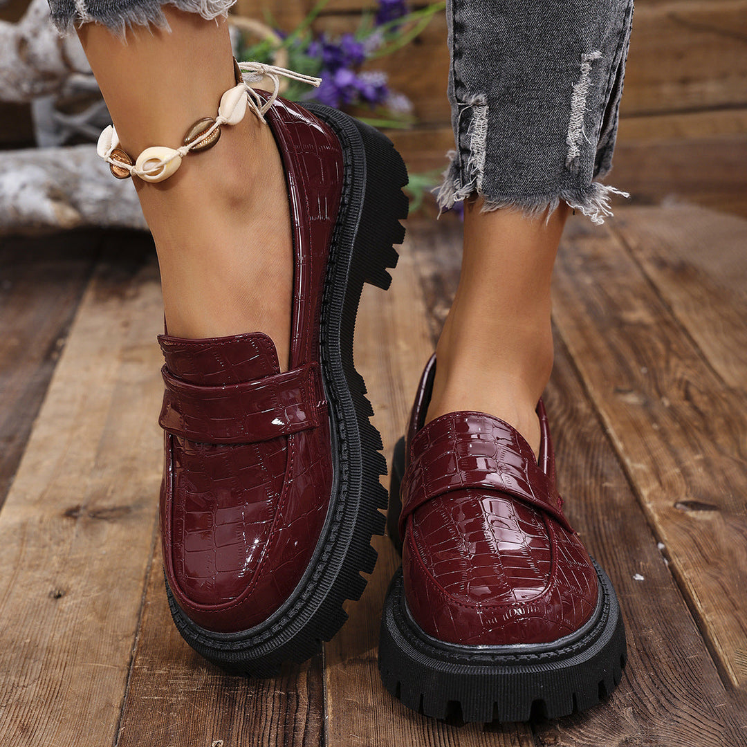 Agnès Paris | Mocassins Vernis Semelle Crantée Florence