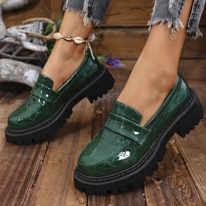 Agnès Paris | Mocassins Vernis Semelle Crantée Florence