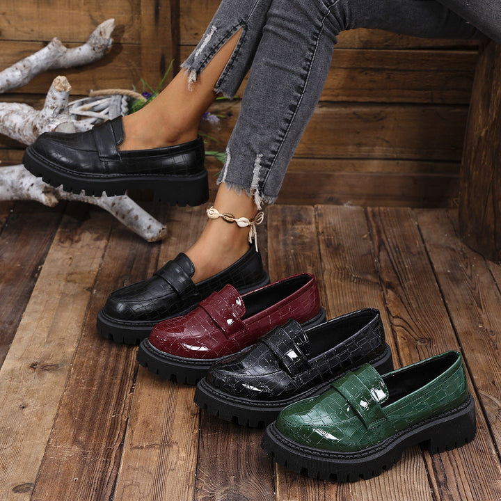 Agnès Paris | Mocassins Vernis Semelle Crantée Florence