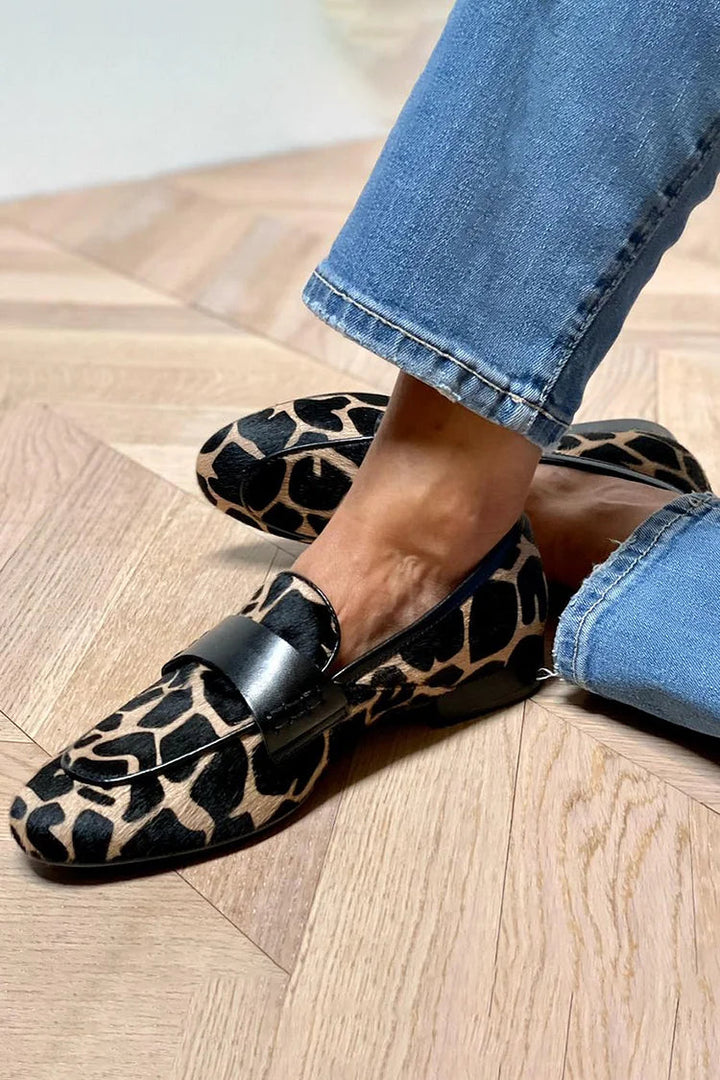 Agnès Paris | Mocassins Imprimé Léopard Nicole