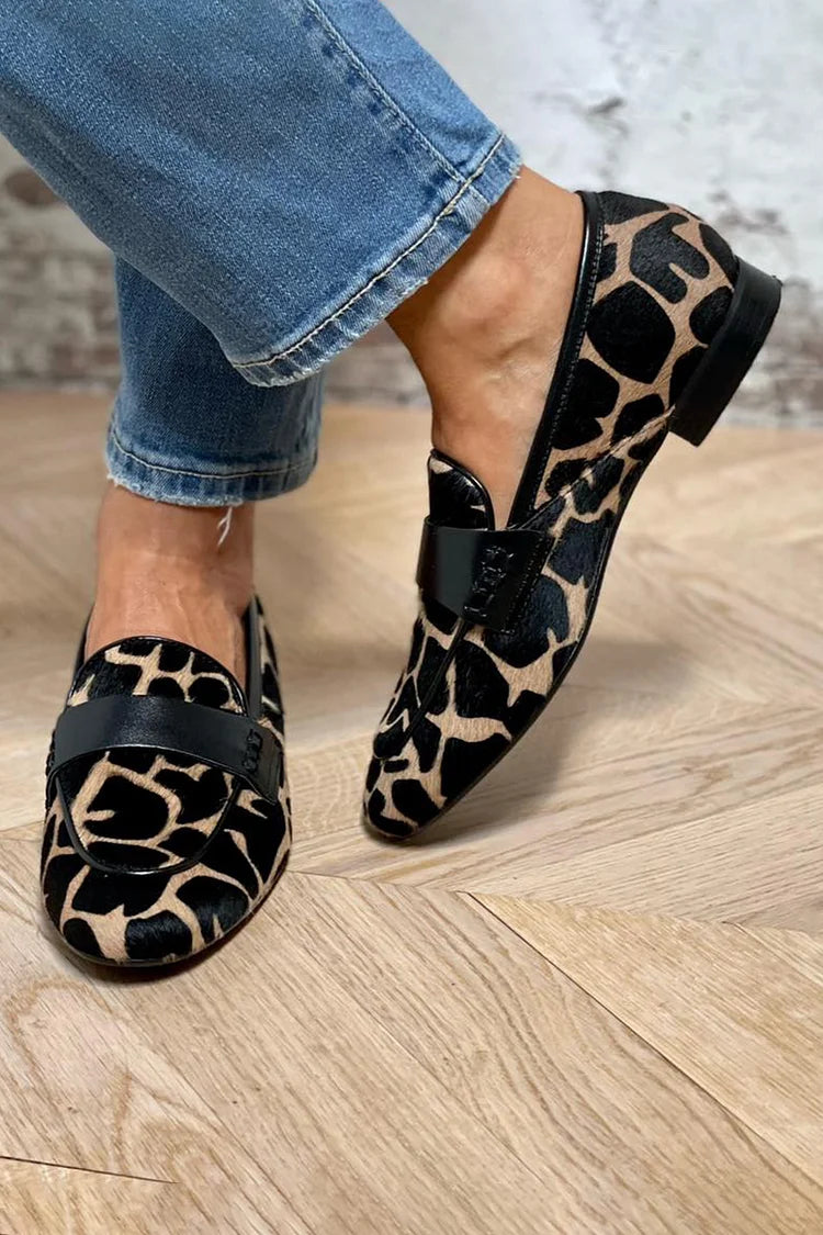 Agnès Paris | Mocassins Imprimé Léopard Nicole