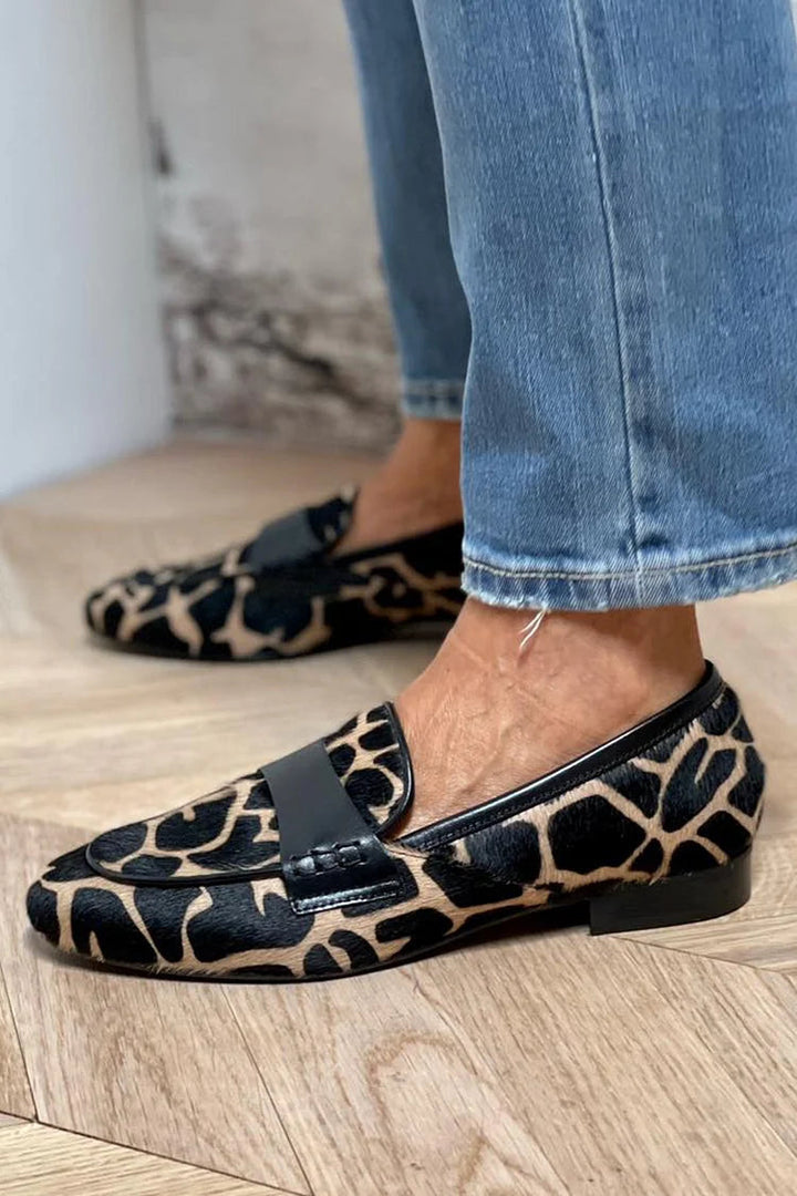Agnès Paris | Mocassins Imprimé Léopard Nicole