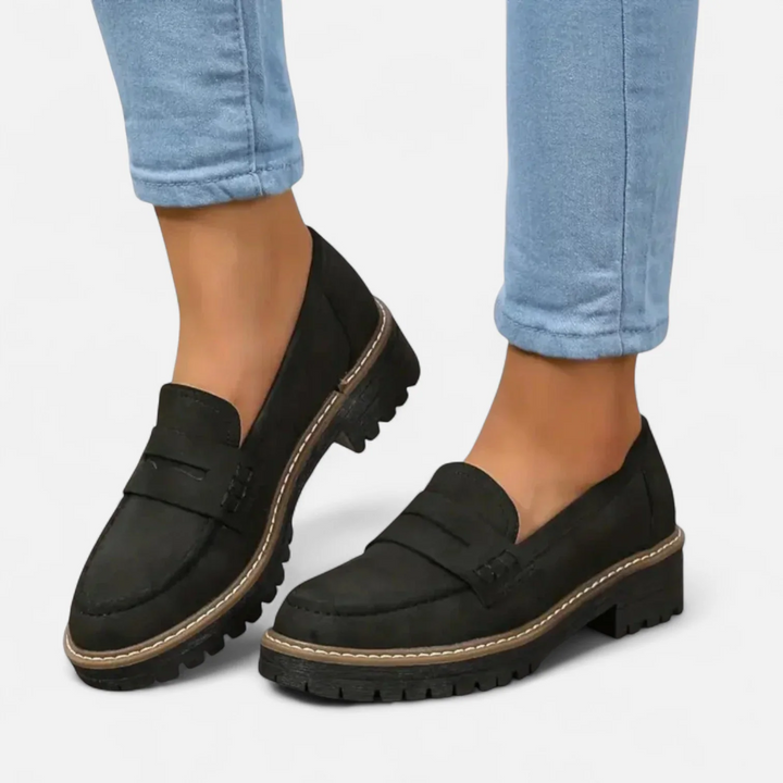 Agnès Paris | Mocassins Penny Semelle Crantée Aveline