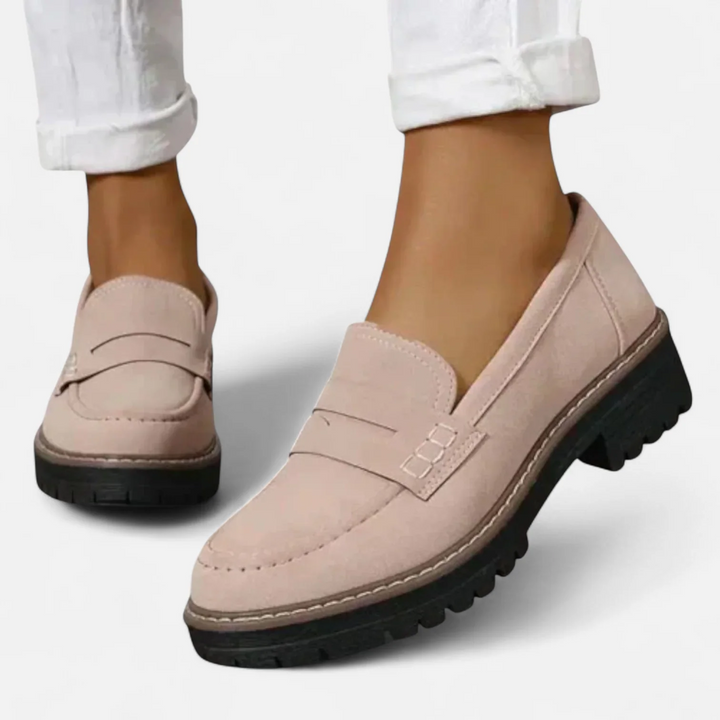 Agnès Paris | Mocassins Penny Semelle Crantée Aveline