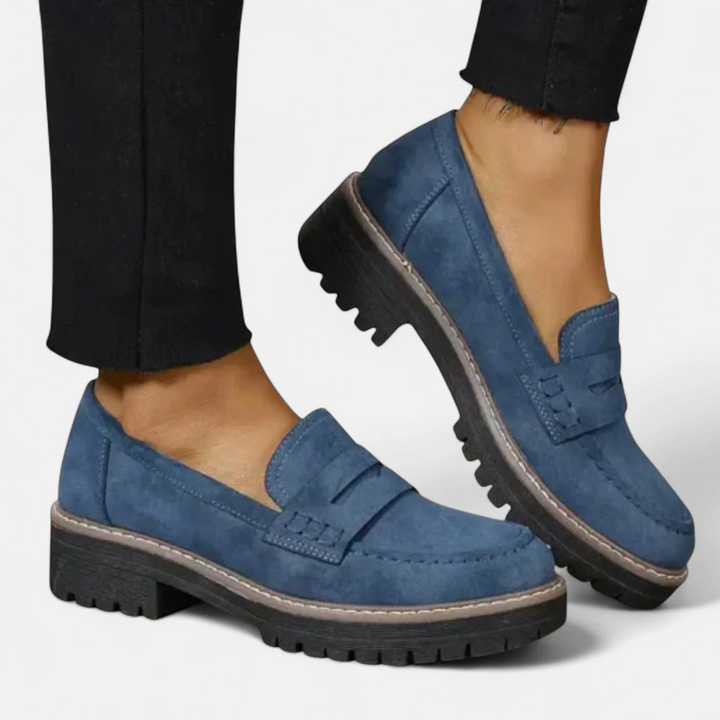 Agnès Paris | Mocassins Penny Semelle Crantée Aveline