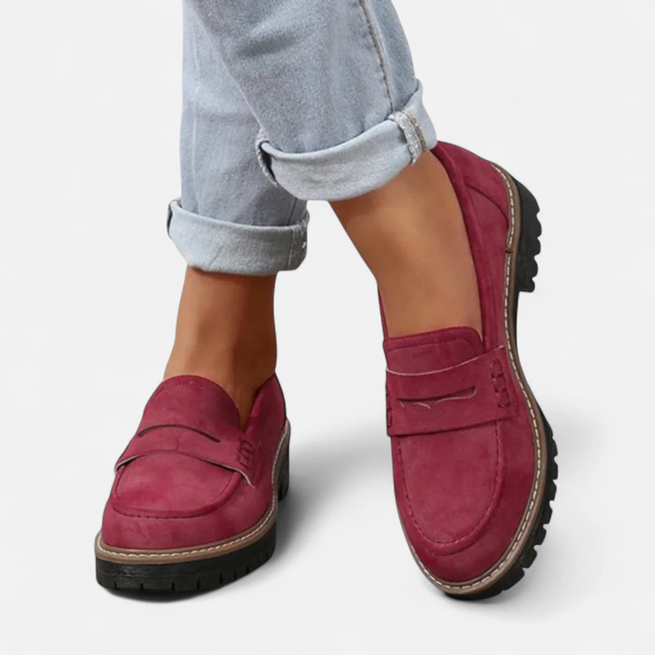 Agnès Paris | Mocassins Penny Semelle Crantée Aveline