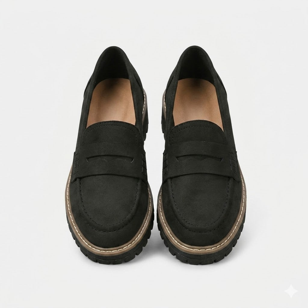 Agnès Paris | Mocassins Penny Semelle Crantée Aveline