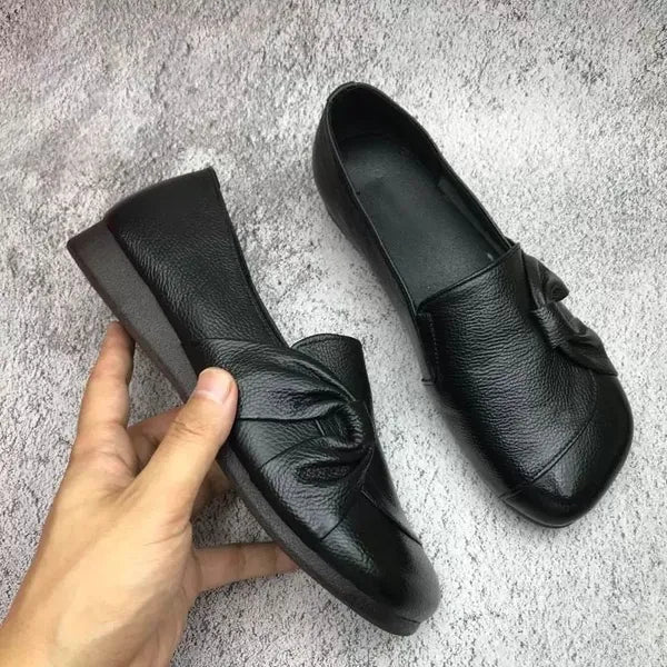 Agnès Paris | Mocassins Cuir Souple Nœud Isabelle