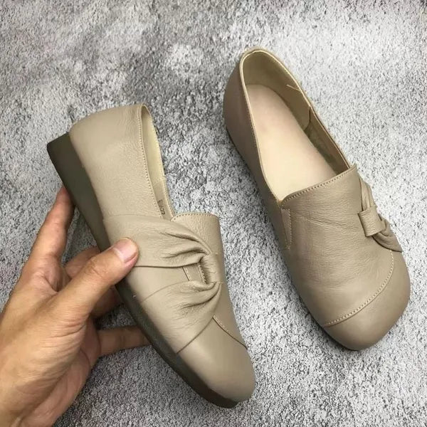 Agnès Paris | Mocassins Cuir Souple Nœud Isabelle