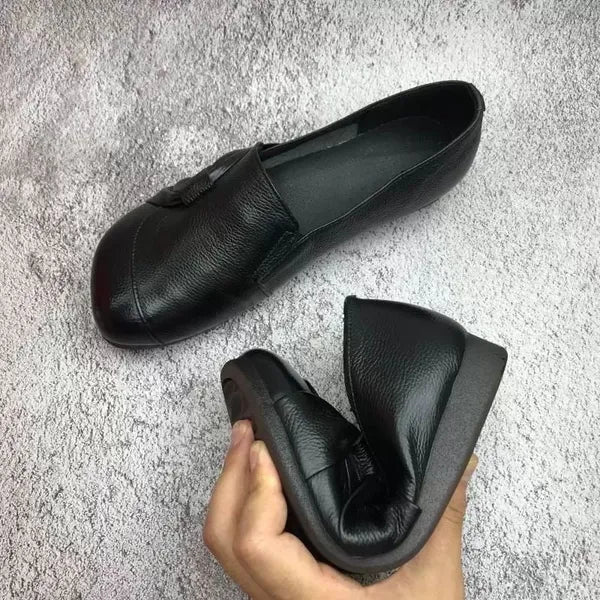 Agnès Paris | Mocassins Cuir Souple Nœud Isabelle