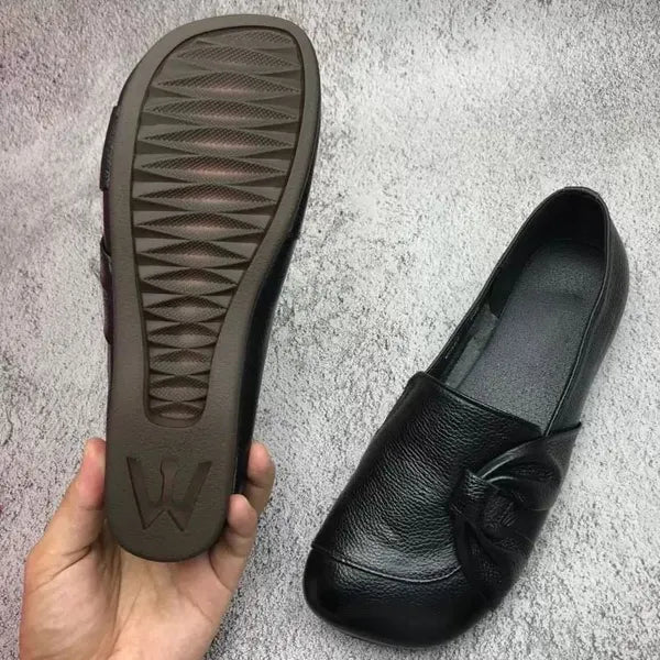 Agnès Paris | Mocassins Cuir Souple Nœud Isabelle