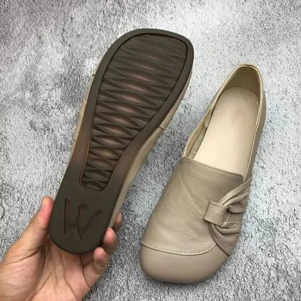 Agnès Paris | Mocassins Cuir Souple Nœud Isabelle