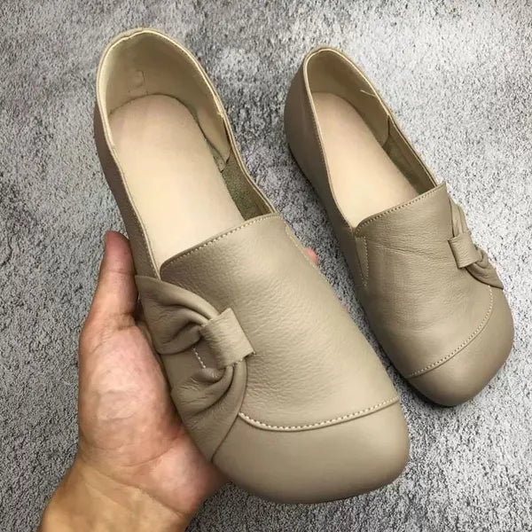 Agnès Paris | Mocassins Cuir Souple Nœud Isabelle