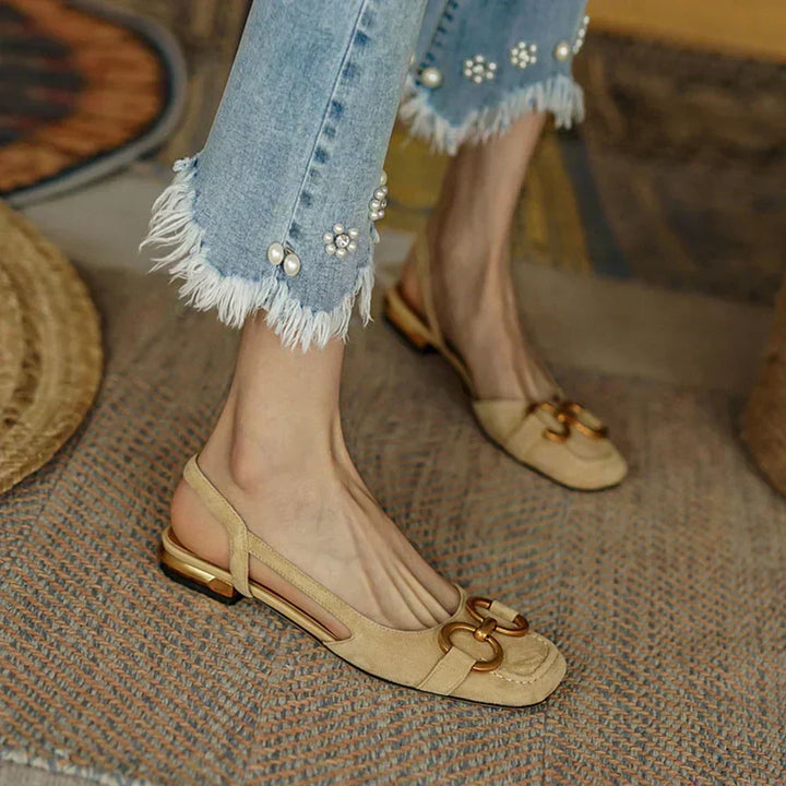 Agnès Paris | Mocassins Bride Arrière Talon Bloc Martine