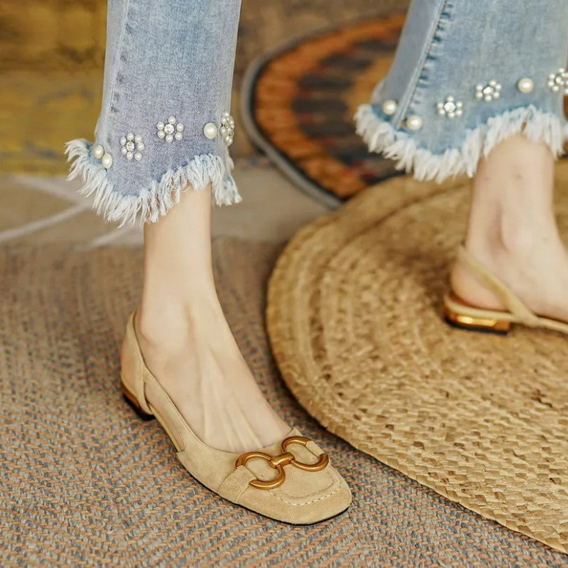 Agnès Paris | Mocassins Bride Arrière Talon Bloc Martine