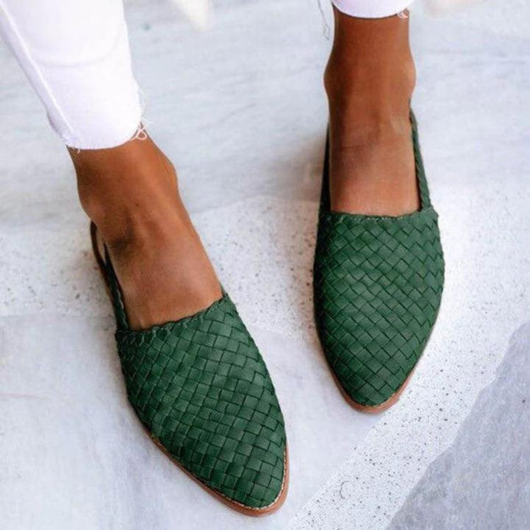 Agnès Paris | Mules Tressées Bout Fermé Mathilde