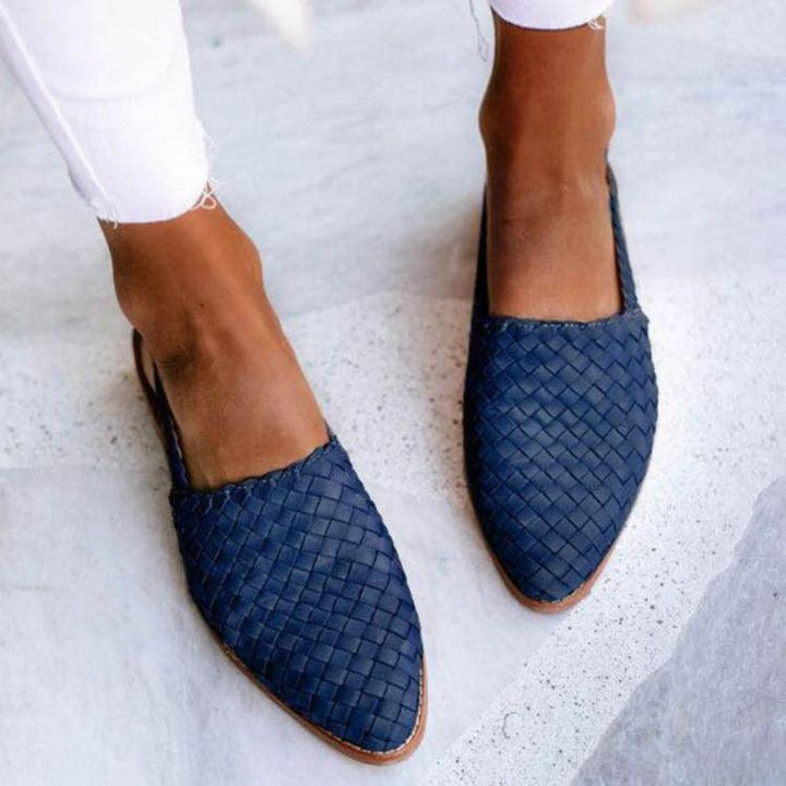 Agnès Paris | Mules Tressées Bout Fermé Mathilde