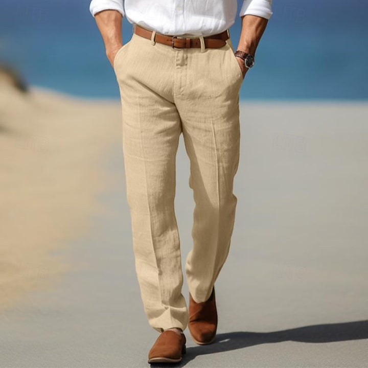 Agnès Paris | PANTALON HOMME LUXE EN LIN PREMIUM